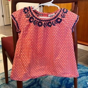 Mini Boden - Girls cotton top - Size 4-5